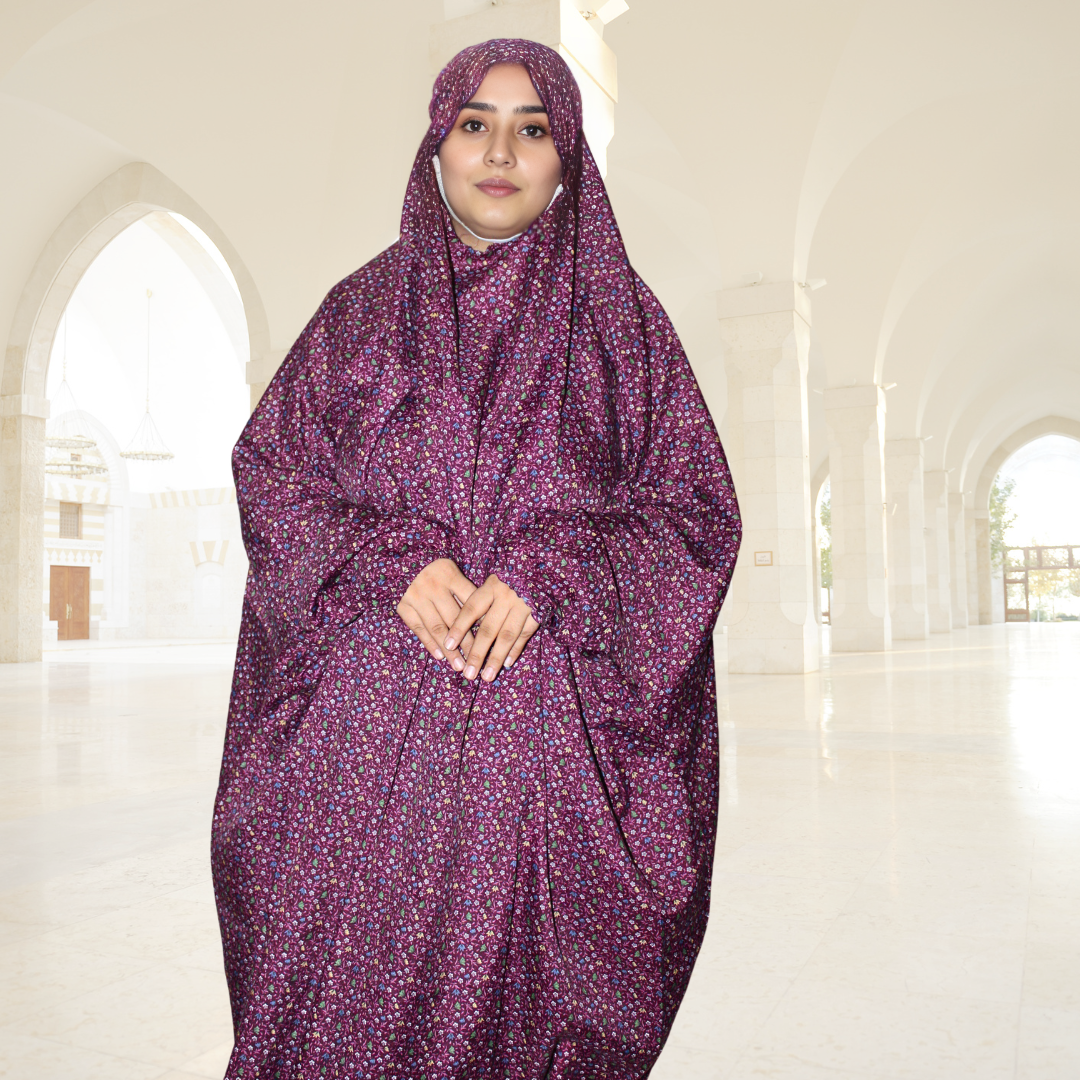 PRINTED NAMAZ CHADAR WITH SLEEVES - 013
