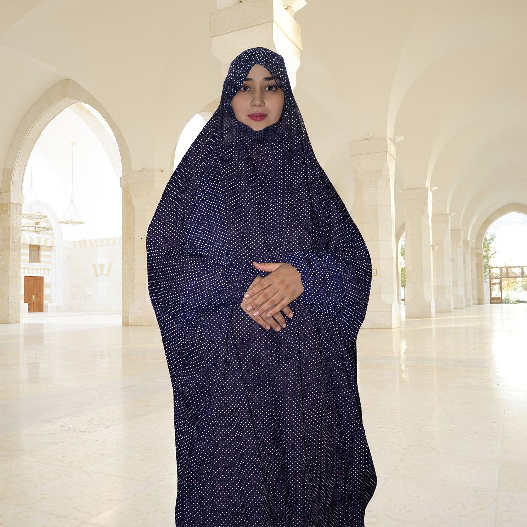 PRINTED NAMAZ CHADAR WITH SLEEVES - 008
